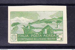 ITALY Y&T Cat PA 90 Imperforated Without Glue (7C144) - Poste Aérienne