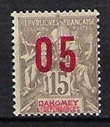 Dahomey YT 35a " Variété Chiffres Espacés " 1912 Neuf** - Unused Stamps