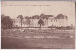 LE CELLIER : CHATEAU DE CLERMONT PRIS DU SUD OUEST - CLICHE PEU COURANT - 2 SCANS - - Le Cellier