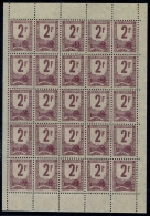 Lot N°3660 France Petit Colis Postaux N°2 Panneau De 25 Neuf ** LUXE - Nuevos