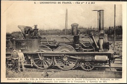 Faulquemont Locomotive à Vapeur De La Ville Construite En 1847 - Faulquemont