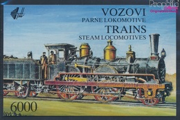 Jugoslawien MH5 (kompl.Ausg.) Postfrisch 1992 Dampflokomotiven (8688124 - Cuadernillos