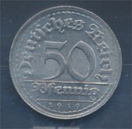 Deutsches Reich Jägernr: 301 1919 E Stgl./unzirkuliert Aluminium 1919 50 Pfennig Ährengarbe (7879641 - 50 Rentenpfennig & 50 Reichspfennig