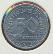 Deutsches Reich Jägernr: 301 1919 E Vorzüglich Aluminium 1919 50 Pfennig Ährengarbe (7869112 - 50 Rentenpfennig & 50 Reichspfennig
