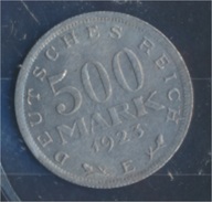 Deutsches Reich Jägernr: 305 1923 E Stgl./unzirkuliert Aluminium 1923 500 Mark Reichsadler Mit Umschrift (7859143 - 200 & 500 Mark