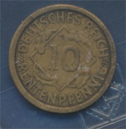 Deutsches Reich Jägernr: 309 1923 G Sehr Schön Aluminium-Bronze 1923 10 Rentenpfennig Ähren (7879715 - 10 Rentenpfennig & 10 Reichspfennig