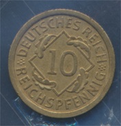 Deutsches Reich Jägernr: 317 1925 F Vorzüglich Aluminium-Bronze 1925 10 Reichspfennig Ähren (7879593 - 10 Rentenpfennig & 10 Reichspfennig