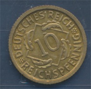 Deutsches Reich Jägernr: 317 1930 D Vorzüglich Aluminium-Bronze 1930 10 Reichspfennig Ähren (7879588 - 10 Renten- & 10 Reichspfennig