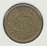 Deutsches Reich Jägernr: 317 1930 E Vorzüglich Aluminium-Bronze 1930 10 Reichspfennig Ähren (7869099 - 10 Renten- & 10 Reichspfennig