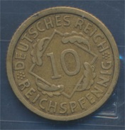 Deutsches Reich Jägernr: 317 1930 E Vorzüglich Aluminium-Bronze 1930 10 Reichspfennig Ähren (7879587 - 10 Renten- & 10 Reichspfennig