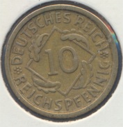 Deutsches Reich Jägernr: 317 1932 D Vorzüglich Aluminium-Bronze 1932 10 Reichspfennig Ähren (7869009 - 10 Renten- & 10 Reichspfennig
