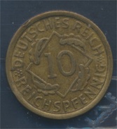 Deutsches Reich Jägernr: 317 1932 E Sehr Schön Aluminium-Bronze 1932 10 Reichspfennig Ähren (7879660 - 10 Renten- & 10 Reichspfennig