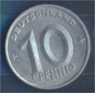DDR Jägernr: 1503 1949 A Stgl./unzirkuliert Aluminium 1949 10 Pfennig Ähre Auf Zahnrad (7849382 - 10 Pfennig