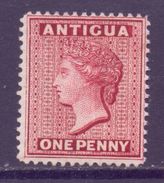 Antigua Scott 8 - SG16, 1876 Crown CC 1d Perf 14 MH* - 1858-1960 Crown Colony