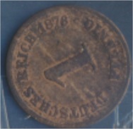 Deutsches Reich Jägernr: 1 1876 B Schön Bronze 1876 1 Pfennig Kleiner Reichsadler (7849185 - 1 Pfennig