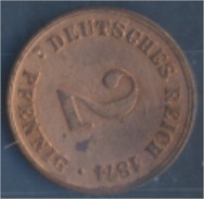 Deutsches Reich Jägernr: 2 1874 B Sehr Schön Bronze 1874 2 Pfennig Kleiner Reichsadler (7849169 - 2 Pfennig