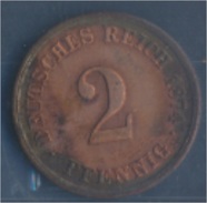 Deutsches Reich Jägernr: 2 1874 F Vorzüglich Bronze 1874 2 Pfennig Kleiner Reichsadler (7849179 - 2 Pfennig