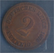 Deutsches Reich Jägernr: 2 1876 A Stgl./unzirkuliert Bronze 1876 2 Pfennig Kleiner Reichsadler (7849180 - 2 Pfennig