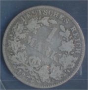 Deutsches Reich Jägernr: 9 1874 E Sehr Schön Silber 1874 1 Mark Kleiner Reichsadler (7849050 - 1 Mark