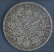 Deutsches Reich Jägernr: 9 1879 A Sehr Schön Silber 1879 1 Mark Kleiner Reichsadler (7849035 - 1 Mark
