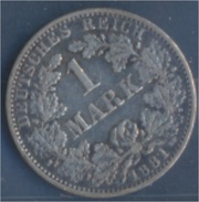 Deutsches Reich Jägernr: 9 1881 A Vorzüglich Silber 1881 1 Mark Kleiner Reichsadler (7849057 - 1 Mark