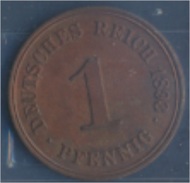 Deutsches Reich Jägernr: 10 1893 A Vorzüglich Bronze 1893 1 Pfennig Großer Reichsadler (7849003 - 1 Pfennig