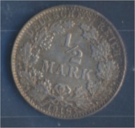 Deutsches Reich Jägernr: 16 1918 E Stgl./unzirkuliert Silber 1918 1/2 Mark Großer Reichsadler Im Eich (7859366 - 1/2 Mark