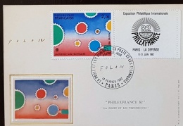 FRANCE Yvert 2200 FDC, Carte Maximum FDC Premier Jour Cachet  Paris 1982 - 1980-1989