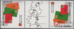 Israel 1184KZ Zwischenstegpaar Kehrdruck Postfrisch 1994 Grußmarken - Neufs (sans Tabs)