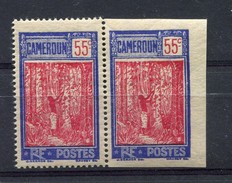 !!! PRIX FIXE : CAMEROUN, N°139 TENANT A NON DENTELE, NEUFS GOMME COLONIALE - Unused Stamps