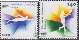 Liechtenstein 1629-1630 (kompl.Ausg.) Postfrisch 2012 Olympia - Unused Stamps