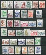 (lot 0681) Yougoslavie **, * ,Ob   - Lot De 36 Tbres - Industrialisation Et Capitales - - Used Stamps