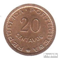 Mosambik KM-Nr. : 88 1974 Sehr Schön Bronze Sehr Schön 1974 20 Centavos Wappen - Mozambique