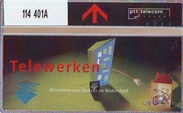 Telefoonkaart * TELEWERKEN * LANDIS&GYR * NEDERLAND * R-114 * 401A * Niederlande Prive Private  ONGEBRUIKT MINT - Privadas