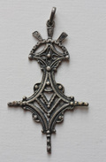 Belle Médaille Argent 925 Poinçonné "Croix D'Agadès - Croix Du Sud" Croix Des Berbères - Ethnics
