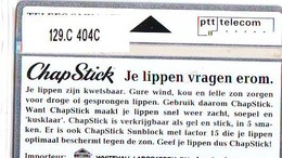 Telefoonkaart * CHAP STICK * LANDIS&GYR * NEDERLAND * R-129C * 404C * Niederlande Prive Private  ONGEBRUIKT MINT - Privé