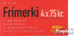 Island 911MH (kompl.Ausg.) Markenheftchen Postfrisch 1999 Historische Fahrzeuge - Unused Stamps