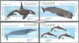 Island 905-908 (kompl.Ausg.) Postfrisch 1999 Wale Und Delphine - Ungebraucht