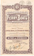 Action Ancienne - Société Internationale Des Ferry-Boats "Interfer" - Titre De 1929 - - Navegación