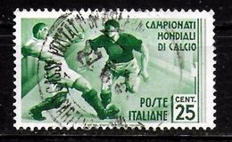 ITALIE   N° 340   Oblitere    Cup  1934  Fussball  Soccer   Football - 1934 – Italien