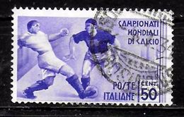 ITALIE   N° 341   Oblitere    Cup  1934  Fussball  Soccer   Football - 1934 – Italie