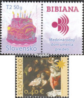 Slowakei 683Zf Mit Zierfeld,694 (kompl.Ausg.) Postfrisch 2012 Kinder, Weihnachten - Unused Stamps