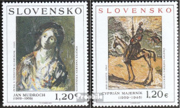 Slowakei 625-626 (kompl.Ausg.) Postfrisch 2009 Kunst - Nuevos
