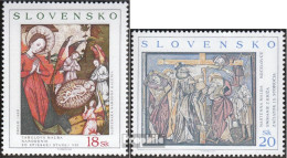 Slowakei 381-382 (kompl.Ausg.) Postfrisch 2000 Gemälde - Nuevos