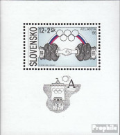 Slowakei Block7 (kompl.Ausg.) Postfrisch 1996 Olympische Sommerspiele - Unused Stamps