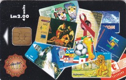 Malta, MT-MLT-0095, Telecard Collectors Club, Football, Lion, Bird, Aids, 2 Scans.    NB : Slight Bend - Malte