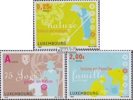 Luxemburg 1611-1613 (kompl.Ausg.) Postfrisch 2003 Kleingärtner - Ungebraucht