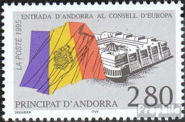 Andorra - Französische Post 487 (kompl.Ausg.) Postfrisch 1995 Europarat - Carnets