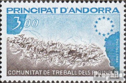 Andorra - Französische Post 349 (kompl.Ausg.) Postfrisch 1984 Pyrenäen - Carnets