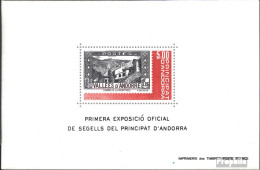 Andorra - Französische Post Block1 (kompl.Ausg.) Postfrisch 1982 Briefmarkenausstellung - Carnets